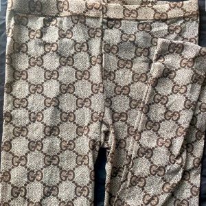 Authentic Gucci GG pattern tights
